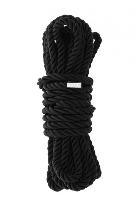 Черная веревка для шибари DELUXE BONDAGE ROPE - 5 м. - Dream Toys - купить с доставкой в Таганроге