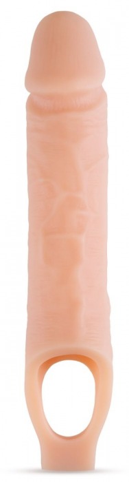 Телесный реалистичный фаллоудлинитель 10 Inch Silicone Cock Sheath Penis Extender - 25,4 см. - Blush Novelties - в Таганроге купить с доставкой