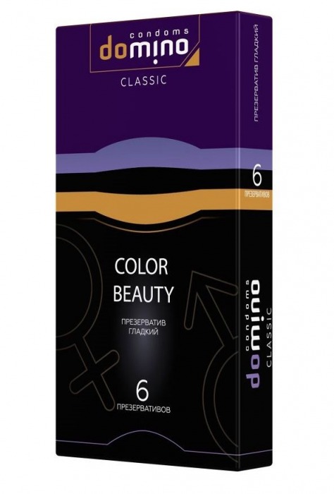 Разноцветные презервативы DOMINO Colour Beauty - 6 шт. - Domino - купить с доставкой в Таганроге