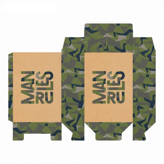 Складная коробка Man rules - 16 х 23 см. - Сима-Ленд - купить с доставкой в Таганроге