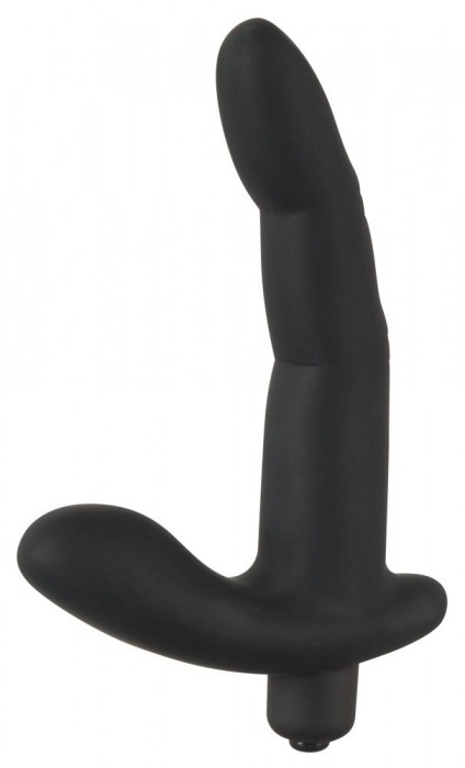 Черный вибромассажер простаты Naughty Finger Prostate Vibe - 13,8 см. - Orion - в Таганроге купить с доставкой