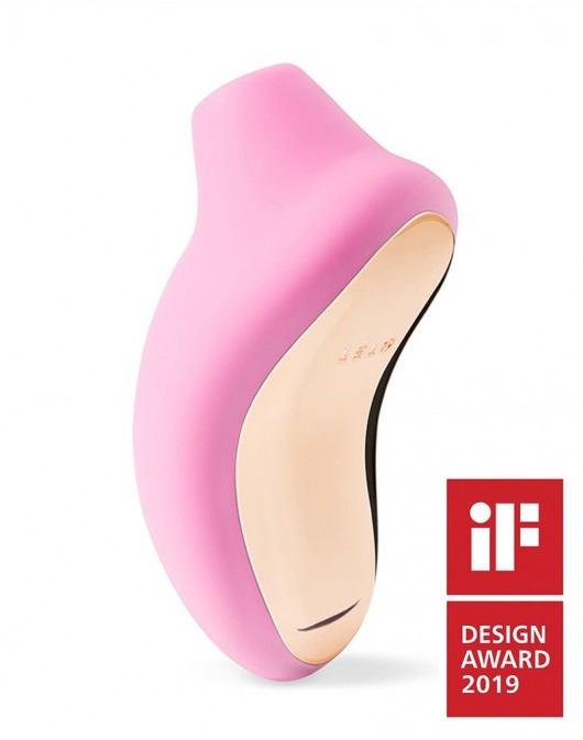 Розовый звуковой массажер клитора Sona Cruise - 11,5 см. - Lelo