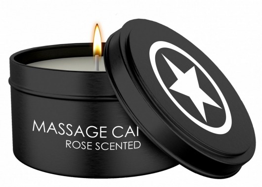 Массажная свеча с ароматом розы Massage Candle - Shots Media BV - купить с доставкой в Таганроге