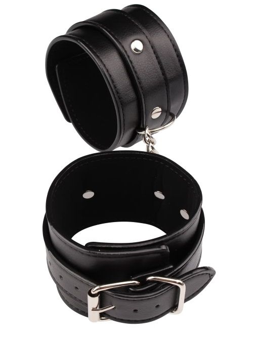 Черные оковы Classic Ankle Cuffs - Chisa - купить с доставкой в Таганроге