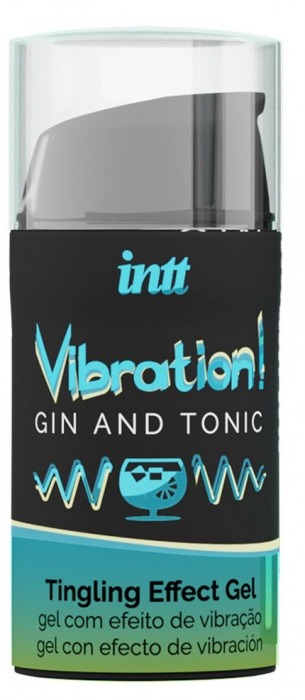 Жидкий интимный гель с эффектом вибрации Vibration! Gin   Tonic - 15 мл. - INTT - купить с доставкой в Таганроге