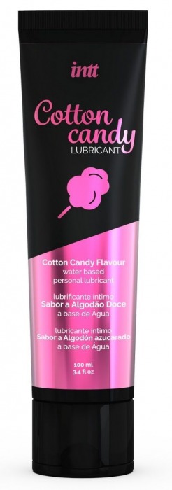 Интимный гель на водной основе Cotton Candy Lubricant - 100 мл. - INTT - купить с доставкой в Таганроге