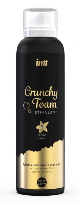 Пенка для массажа Crunchy Foam Stimulant Vanilla - 100 мл. - INTT - купить с доставкой в Таганроге