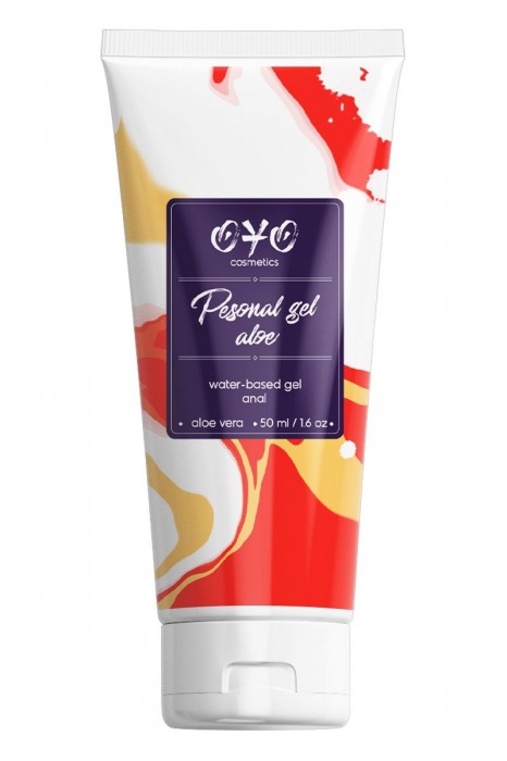 Анальная смазка на водной основе OYO Personal Gel Aloe - 50 мл. - OYO - купить с доставкой в Таганроге