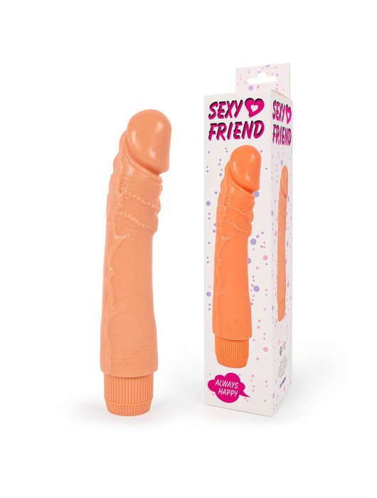 Телесный вибратор-реалистик без мошонки - 27,5 см. - 1137