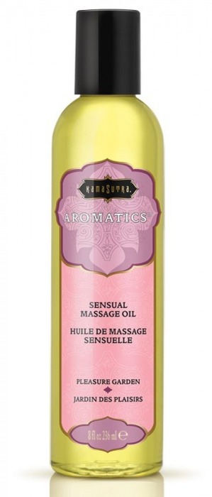 Массажное масло с цветочным ароматом Pleasure Garden - 236 мл. - Kama Sutra - купить с доставкой в Таганроге