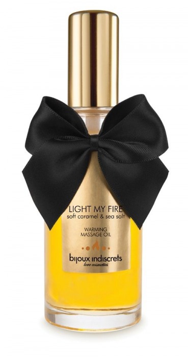 Массажное масло Light My Fire с ароматом карамели - 100 мл. - Bijoux Indiscrets - купить с доставкой в Таганроге
