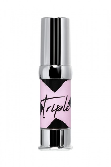 Возбуждающий гель с эффектом вибрации и охлаждения Triple X 3 in 1 Unisex Pleasure Enhancer Gel - 15 мл. - Secret Play - купить с доставкой в Таганроге