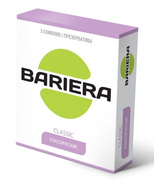 Классические презервативы Bariera Classic - 3 шт. - Bariera - купить с доставкой в Таганроге