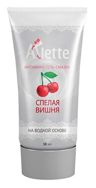 Интимная гель-смазка на водной основе Arlette  Спелая вишня  - 50 мл. - Arlette - купить с доставкой в Таганроге