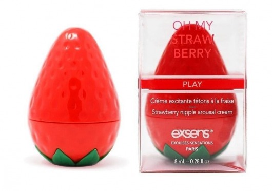 Крем для стимуляции сосков Oh My Strawberry - 8 мл. - Exsens - купить с доставкой в Таганроге