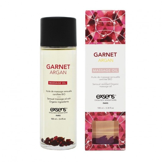Органическое массажное масло GARNET ARGAN - 100 мл. - Exsens - купить с доставкой в Таганроге