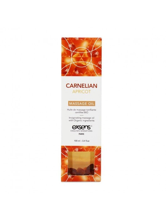 Органическое массажное масло CARNELIAN APRICOT - 100 мл. - Exsens - купить с доставкой в Таганроге