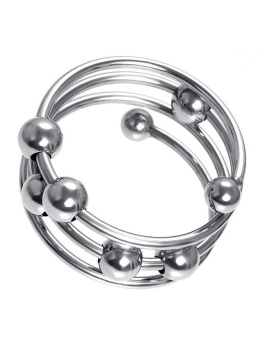 Большое металлическое кольцо под головку пениса - ToyFa - купить с доставкой в Таганроге