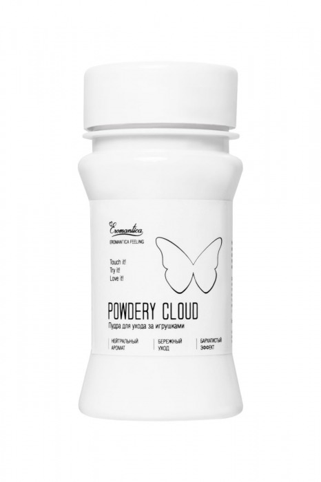 Пудра для ухода за игрушками Powdery Cloud с нейтральным ароматом - 40 гр. - Eromantica - купить с доставкой в Таганроге