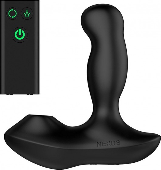 Черный вибратор-ротатор для стимуляции простаты Nexus Revo Air - Nexus Range - в Таганроге купить с доставкой