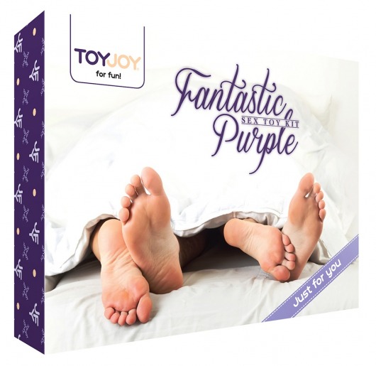 Эротический набор FANTASTIC PURPLE SEX TOY KIT - Toy Joy - купить с доставкой в Таганроге