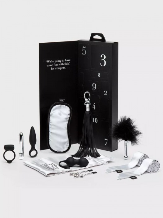 Эротический набор Pleasure Overload 10 Days of Play Gift Set - Fifty Shades of Grey - купить с доставкой в Таганроге