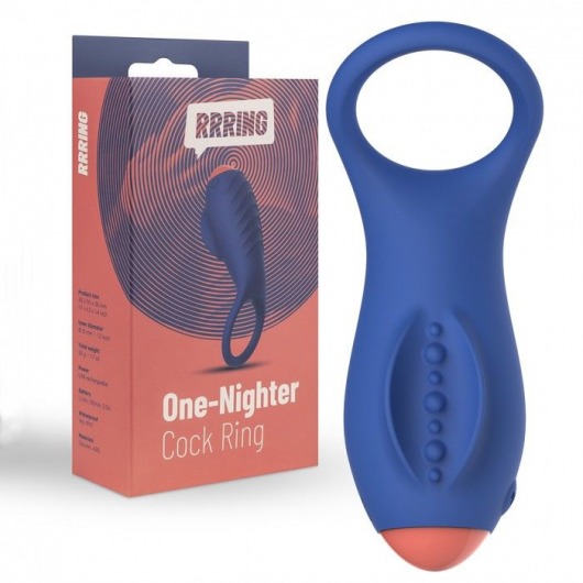 Синее эрекционное кольцо RRRING One Nighter Cock Ring - FeelzToys - в Таганроге купить с доставкой