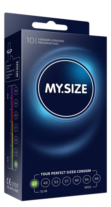 Презервативы MY.SIZE размер 47 - 10 шт. - My.Size - купить с доставкой в Таганроге