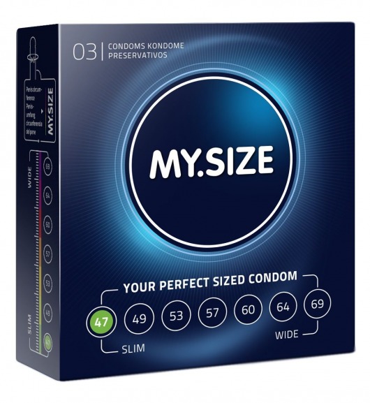 Презервативы MY.SIZE размер 47 - 3 шт. - My.Size - купить с доставкой в Таганроге