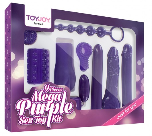 Эротический набор Toy Joy Mega Purple - Toy Joy - купить с доставкой в Таганроге