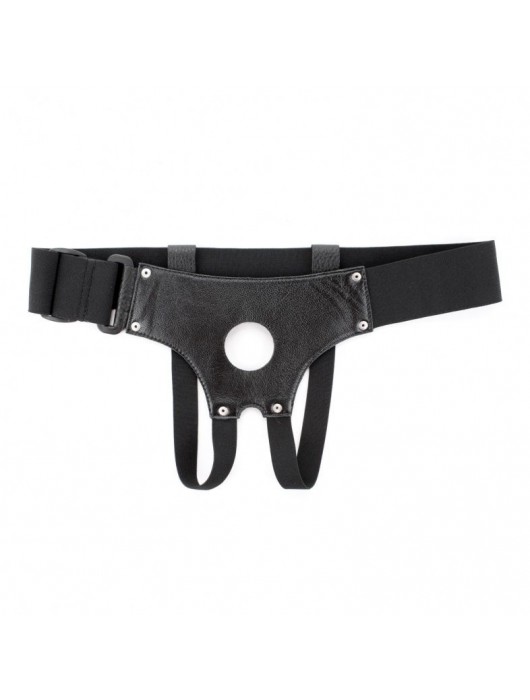 Универсальные черные трусики для страпона - БДСМ Арсенал - купить с доставкой в Таганроге