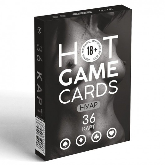 Игральные карты HOT GAME CARDS НУАР - 36 шт. - Сима-Ленд - купить с доставкой в Таганроге