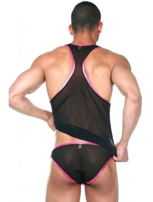 Мужской комплект белья: майка-борцовка и трусы-слипы - La Blinque купить с доставкой