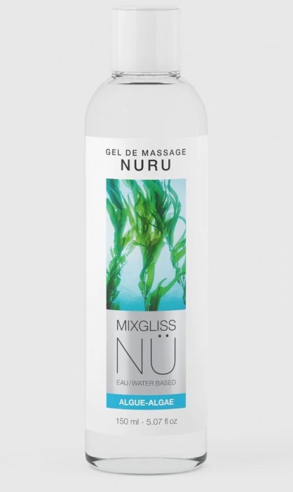 Массажный гель на водной основе Mixgliss NU Algae - 150 мл. - Strap-on-me - купить с доставкой в Таганроге
