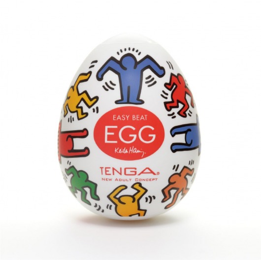Мастурбатор-яйцо Keith Haring EGG DANCE - Tenga - в Таганроге купить с доставкой