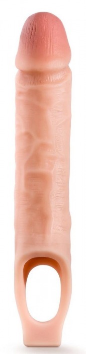 Телесная насадка на пенис 10 Inch Cock Sheath Extender - 25 см. - Blush Novelties - в Таганроге купить с доставкой