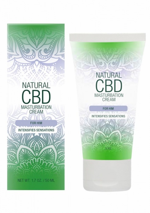 Крем для мастурбации для мужчин Natural CBD Masturbation Cream For Him - 50 мл. - Shots Media BV - купить с доставкой в Таганроге