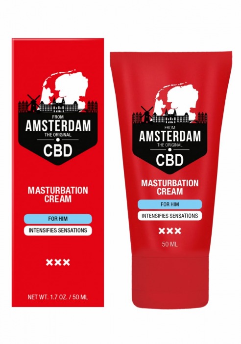 Крем для мастурбации для мужчин CBD from Amsterdam Masturbation Cream For Him - 50 мл. - Shots Media BV - купить с доставкой в Таганроге