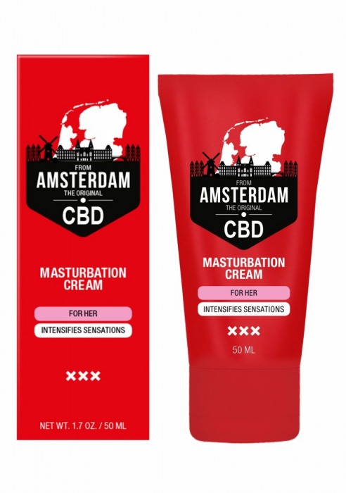 Крем для мастурбации для женщин CBD from Amsterdam Masturbation Cream For Her - 50 мл. - Shots Media BV - купить с доставкой в Таганроге