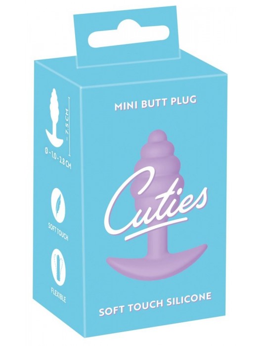 Фиолетовая анальная втулка Mini Butt Plug - 7,5 см. - Orion