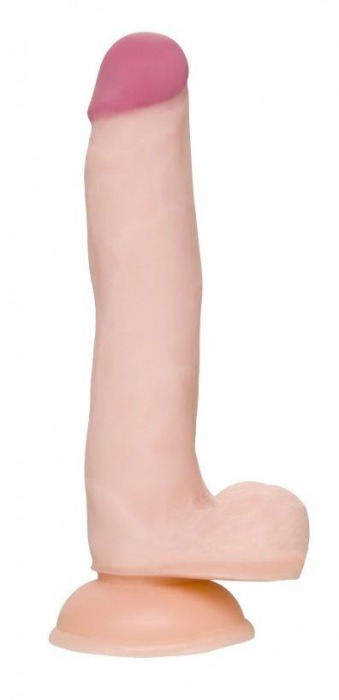 Телесный фаллоимитатор-реалистик Minc - 21 см. - A-toys купить с доставкой в интернет-магазине Orgasmix в Таганроге Телесный фаллоимитатор-реалистик Minc - 21 см. - A-toys