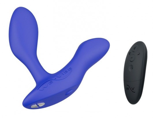 Синий анальный вибратор We-Vibe Vector+ - We-vibe - в Таганроге купить с доставкой