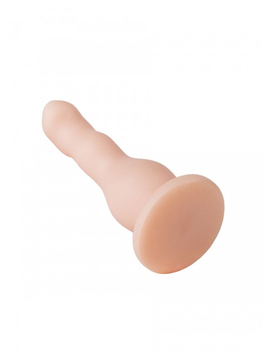 Телесный стимулятор простаты с изгибами - 13,5 см. - LOVETOY (А-Полимер) - в Таганроге купить с доставкой