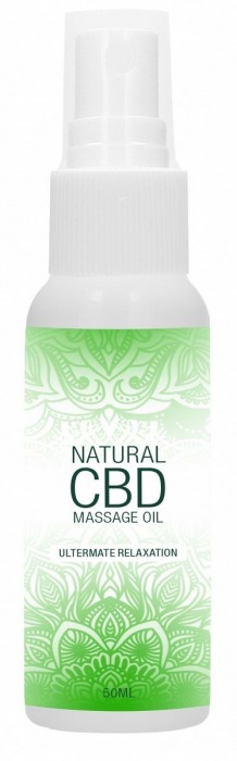 Массажное масло Natural CBD Massage Oil - 50 мл. - Shots Media BV - купить с доставкой в Таганроге