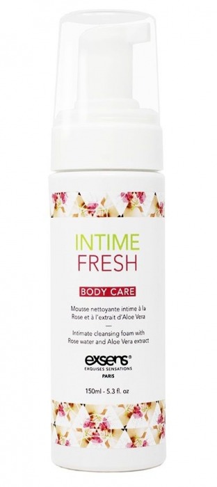 Органическая интимная очищающая пенка Intime Fresh - 150 мл. - Exsens - купить с доставкой в Таганроге Органическая интимная очищающая пенка Intime Fresh - 150 мл. - Exsens - купить с доставкой в Таганроге