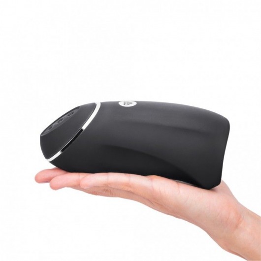 Черный перезаряжаемый мастурбатор для мужчин Pink Vibe - Pink Vibe - в Таганроге купить с доставкой