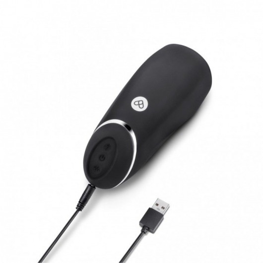 Черный перезаряжаемый мастурбатор для мужчин Pink Vibe - Pink Vibe - в Таганроге купить с доставкой