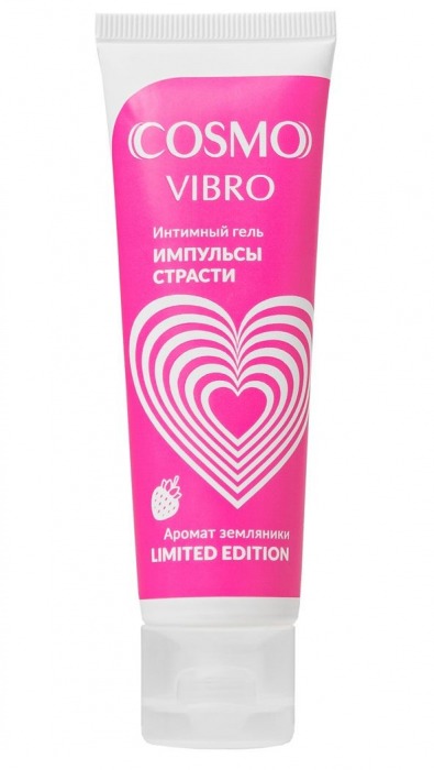 Возбуждающий гель на водно-силиконовой основе Cosmo Vibro с ароматом земляники - 50 гр. - Биоритм - купить с доставкой в Таганроге