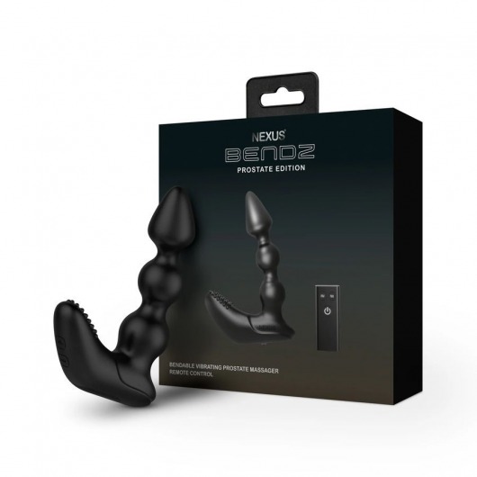 Черный вибростимулятор Nexus Bendz Prostate Edition - 14,1 см. - Nexus Range - в Таганроге купить с доставкой