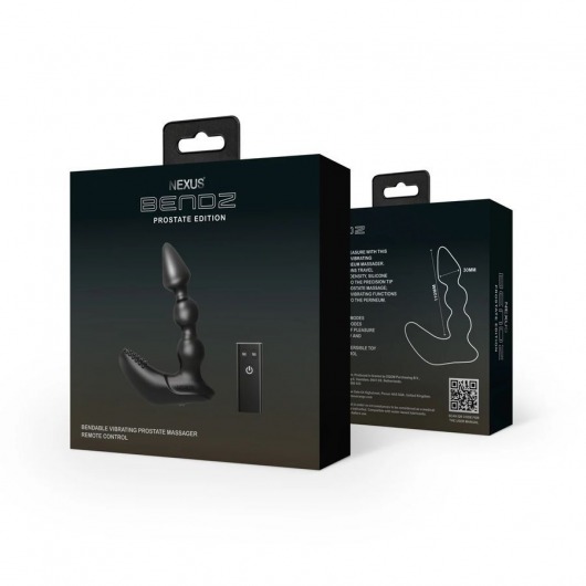 Черный вибростимулятор Nexus Bendz Prostate Edition - 14,1 см. - Nexus Range - в Таганроге купить с доставкой
